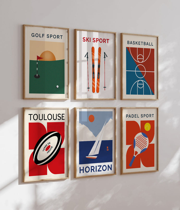 Affiches Sport - Posters Décoratifs Sportifs