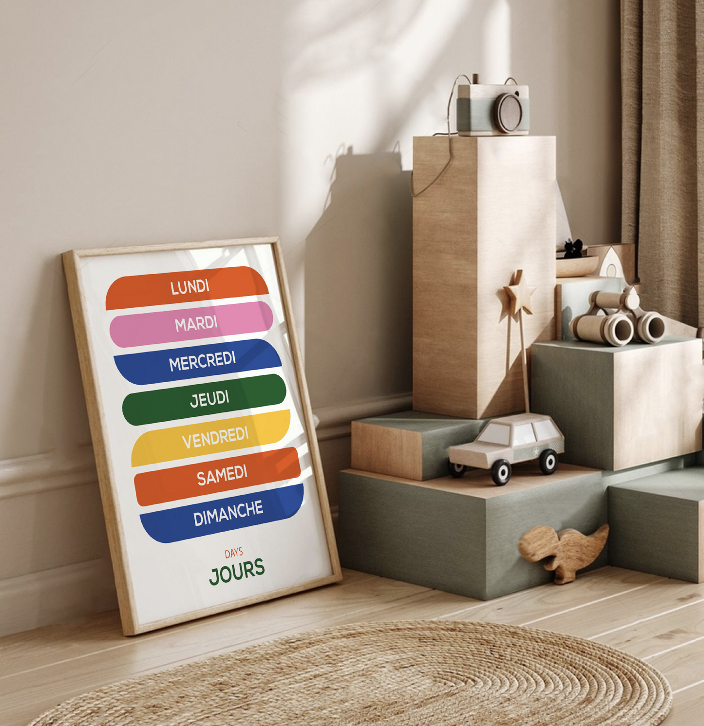AFFICHE ÉDUCATIVE - Les Jours