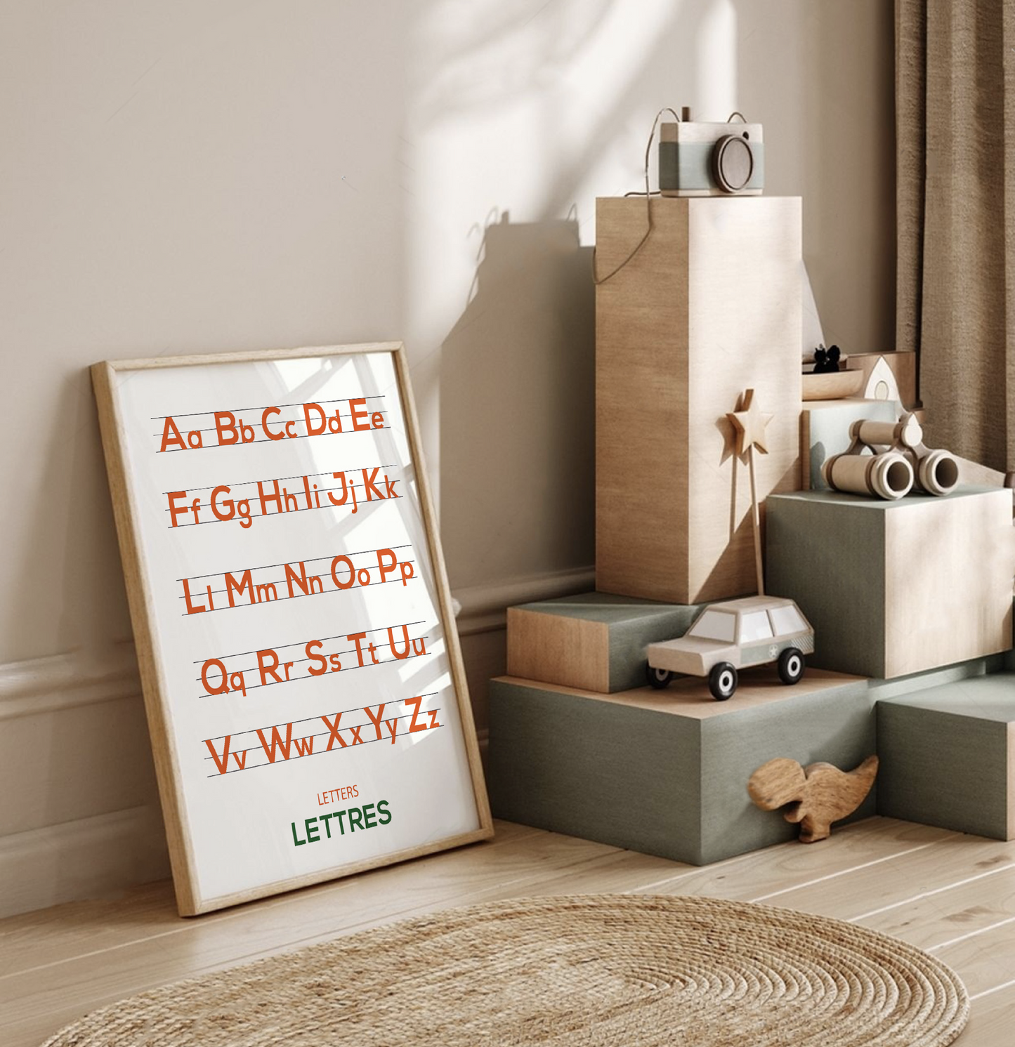 AFFICHE ÉDUCATIVE - Les Lettres