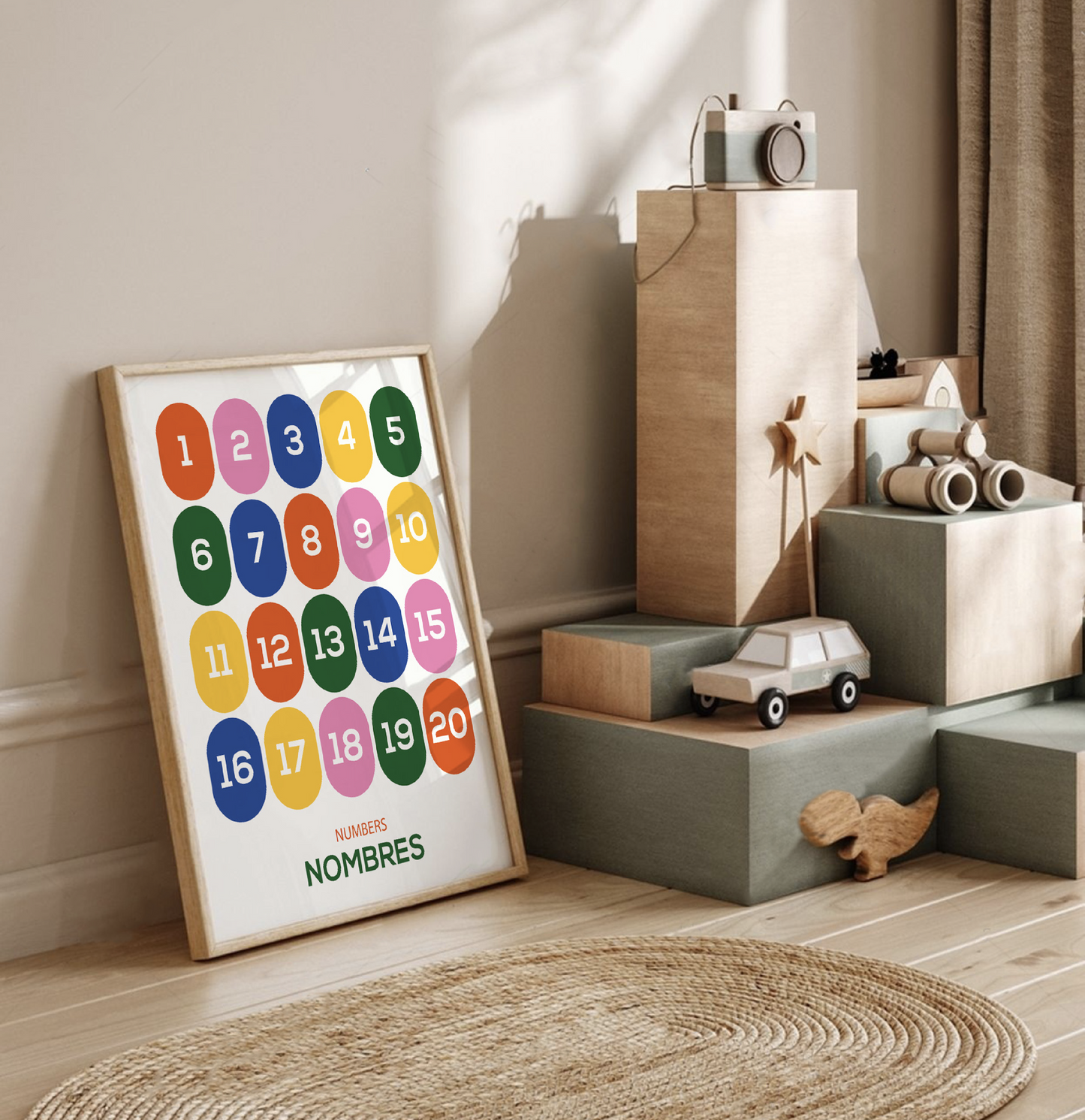 AFFICHE ÉDUCATIVE - Les nombres