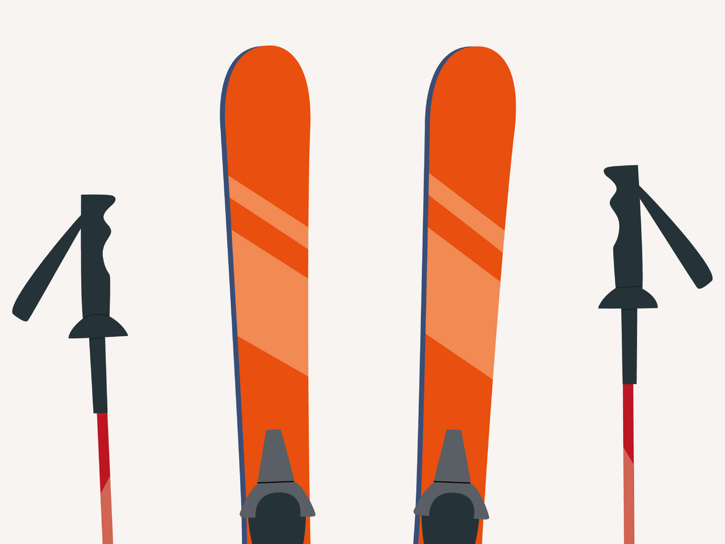 AFFICHE LES SKIS