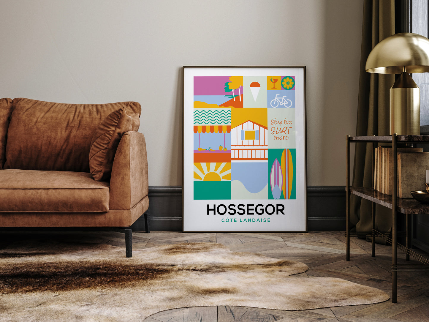 AFFICHE HOSSEGOR