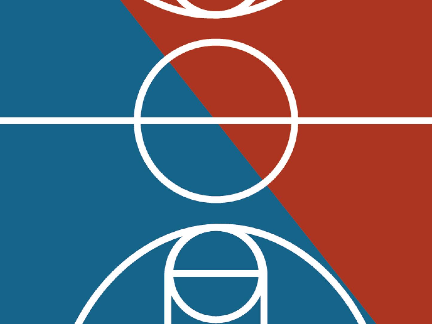 Affiche décorative de basket.