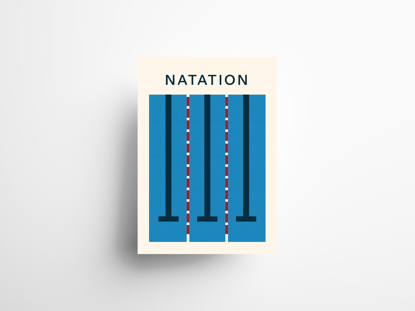Affiche Natation pour décoration intérieure