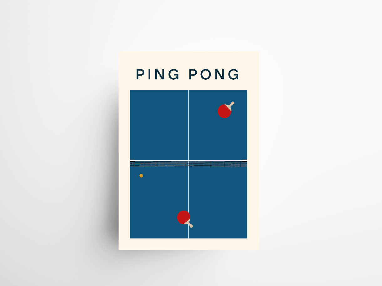 AFFICHE PING-PONG
