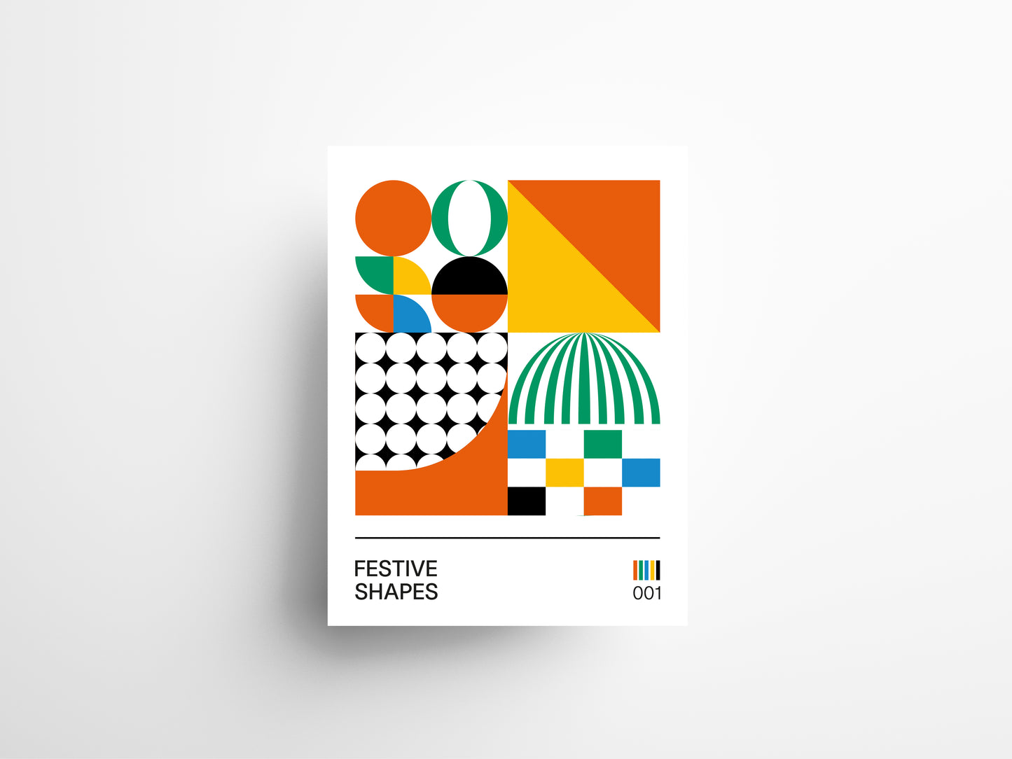 AFFICHE FESTIVE SHAPES