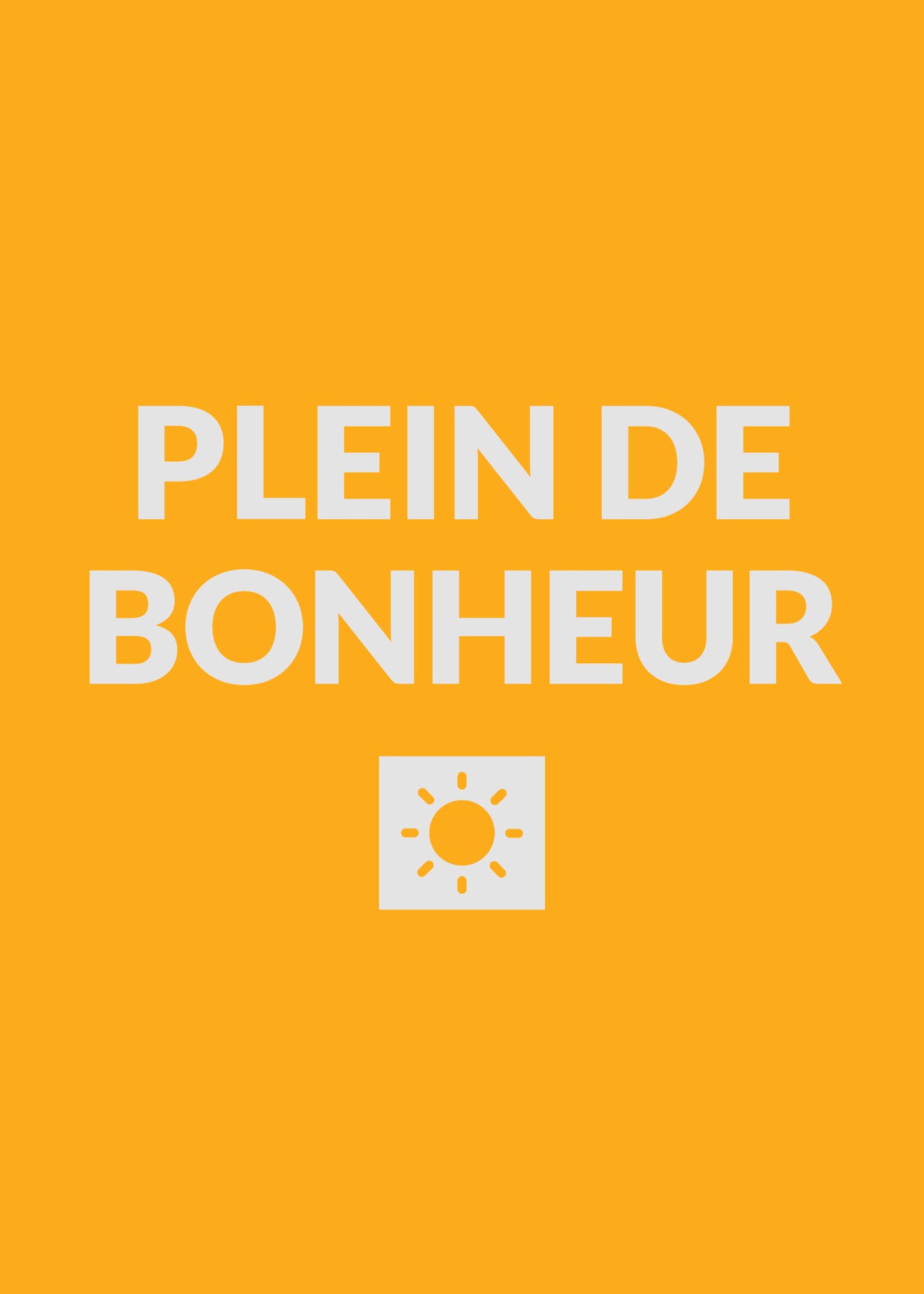 Plein de bonheur - Carte Postale