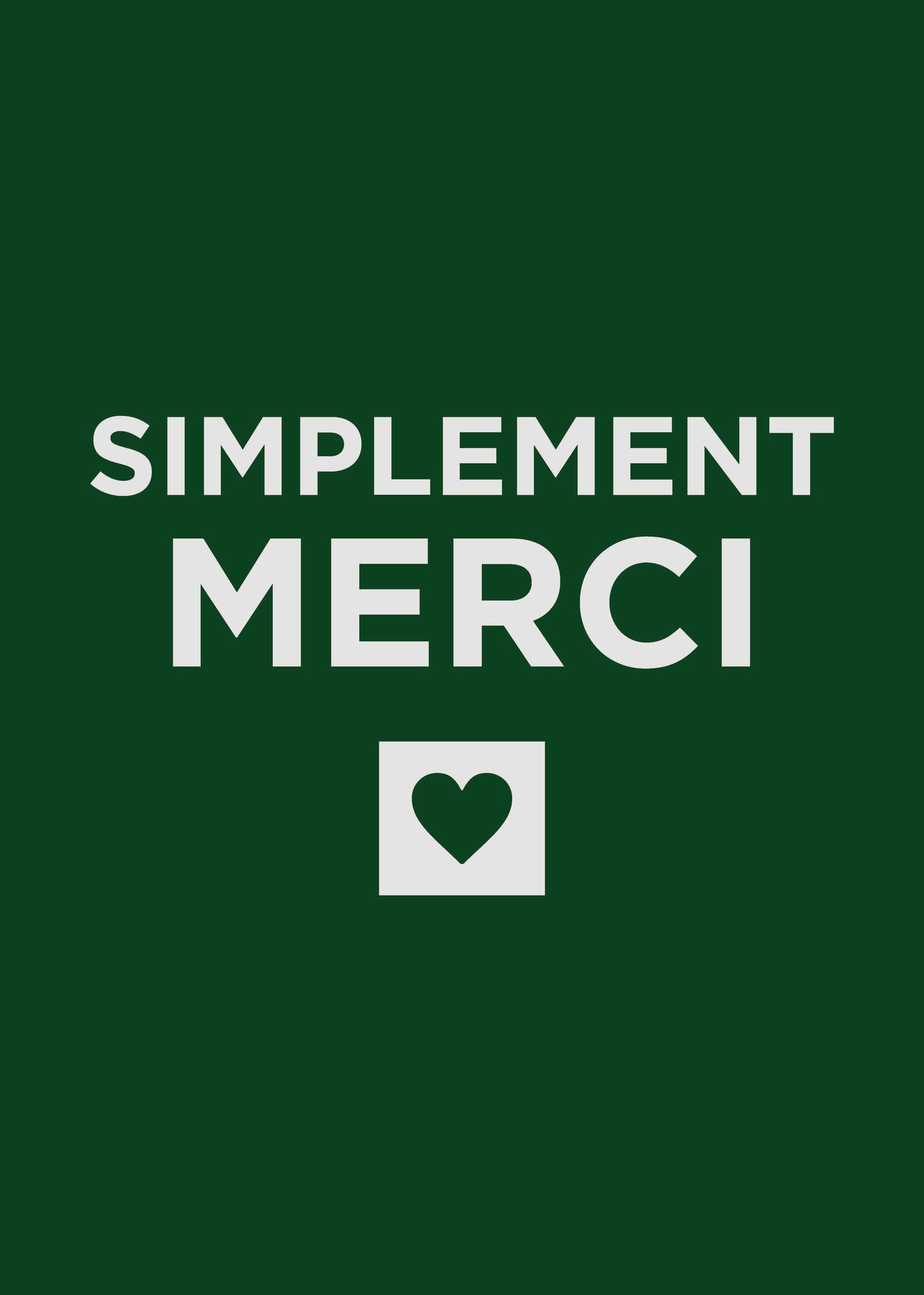 Simplement Merci - Carte Postale