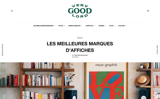 Posutã recommandé par Very Good Lord – Affiches made in France