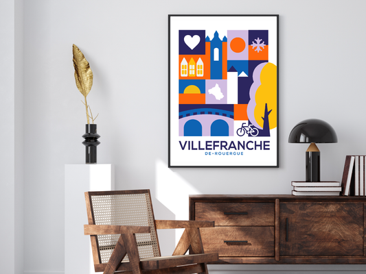 AFFICHE VILLEFRANCHE-DE-ROUERGUE