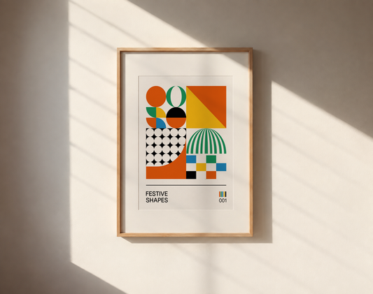 AFFICHE FESTIVE SHAPES