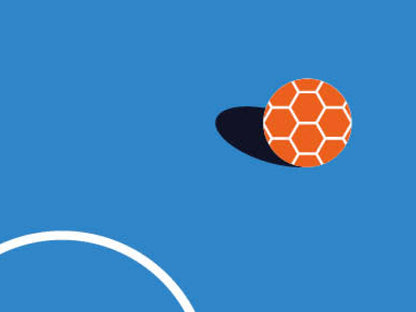 Affiche handball disponible en 30x40, 50x70 et 60x80 cm
