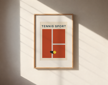 Affiche Tennis - Sport