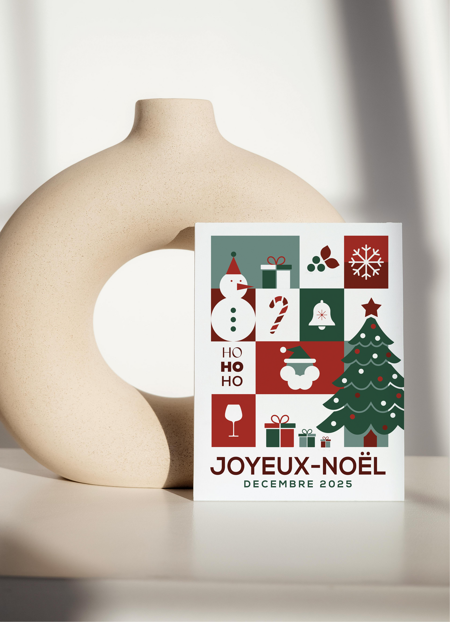 Carte Postale Joyeux Noël 2025