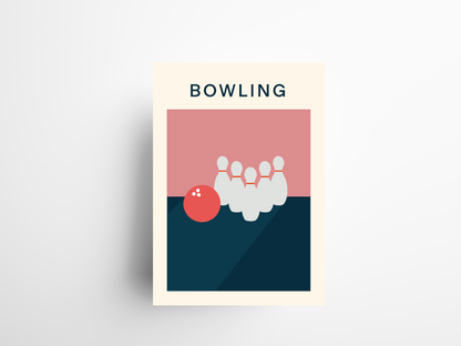 AFFICHE BOWLING
