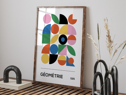 AFFICHE GÉOMÉTRIE
