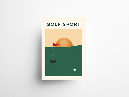 AFFICHE GOLF