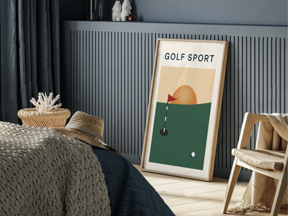 AFFICHE GOLF