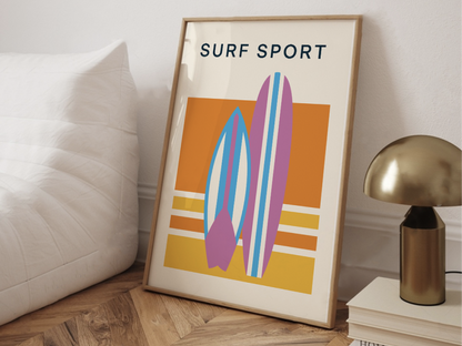 AFFICHE SURF