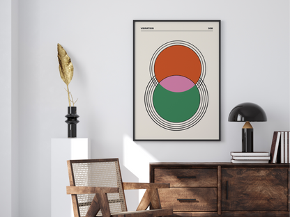 AFFICHE VIBRATION / CARACTÈRE
