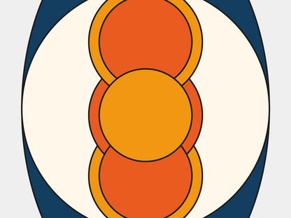 Zoom sur le motif de l'affiche Enthousiasme